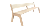 Kinderbankje met rugleuning L150 cm Tangara Groothandel voor Kinderopvang inrichting1